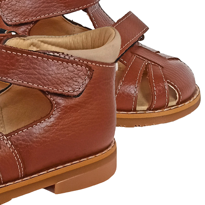 sandalias de cuero infantiles